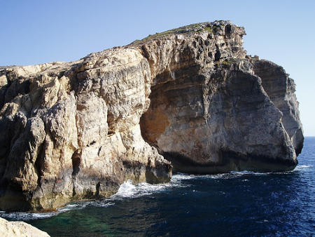 Dwejra - oblíbený cíl návštěvníků Malty
