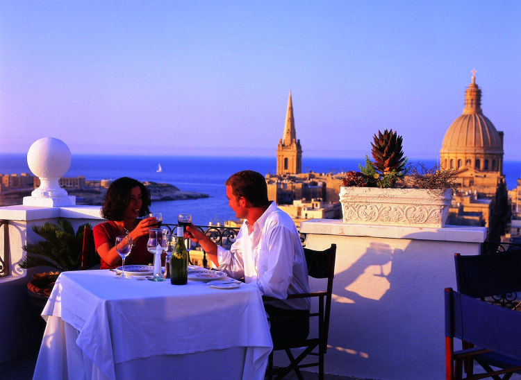 gastronomie na Maltě